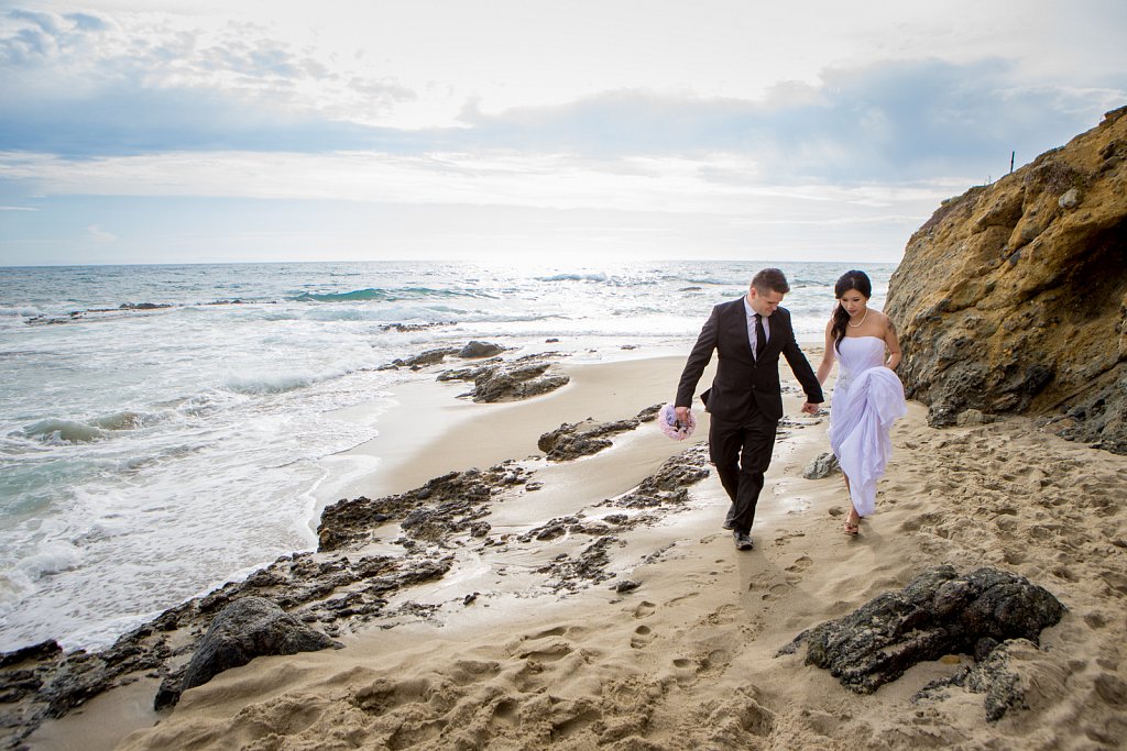 Perez Wedding Announcement Shoot - Laguna Beach, Calif.